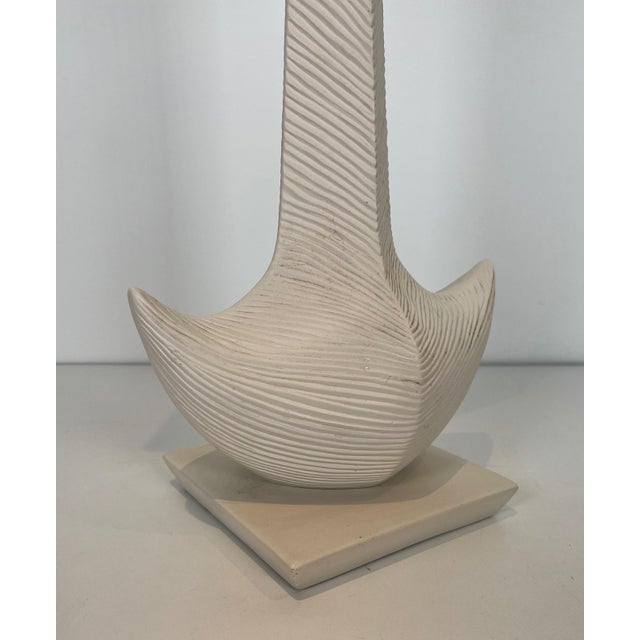 1970s Ceramic table lamp. French design by L Drummer For Sale - Image 9 of 12