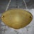 Goldenrod French Art Deco Brass and Etched Ochre Glass Pendant Light, 1920s For Sale - Image 8 of 10