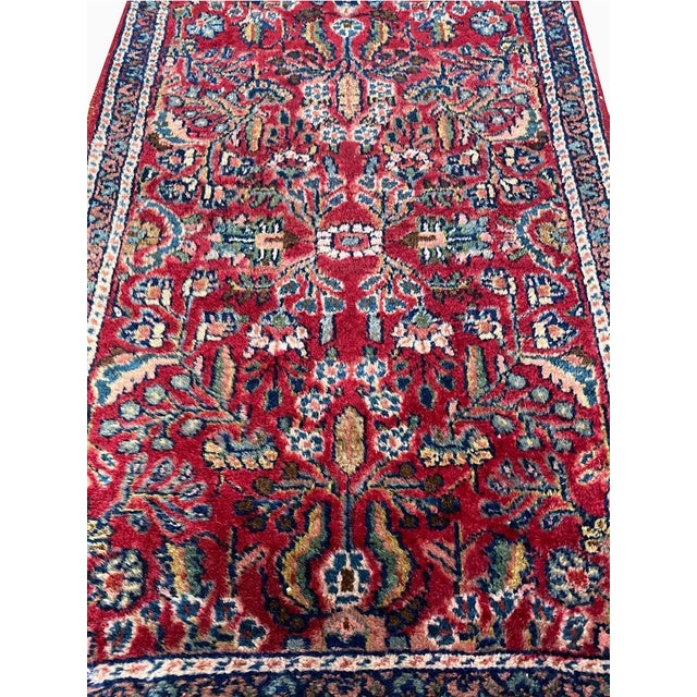 1970s Old Persian Hamadan Area Rug 2x3 For Sale In Dallas - Image 6 of 8
