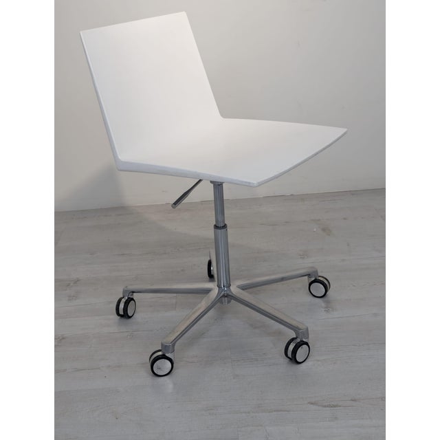 Italian White Swivel Chairs Arper from the Catifa Series For Sale - Image 18 of 18