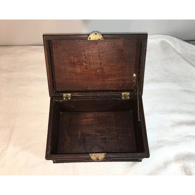 1920s Vintage Wood Trinket Box Chairish