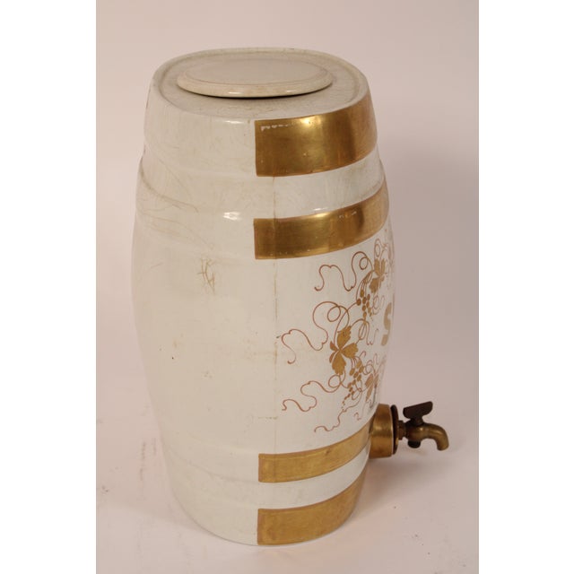 Late 19th Century Set of 3 Staffordshire Spirit Dispensers For Sale In Los Angeles - Image 6 of 11