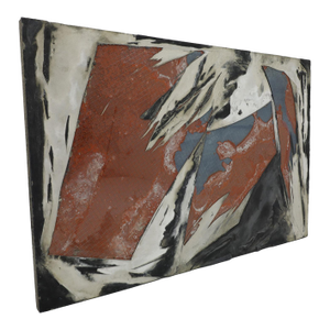 Laddie John Dill, B. 1943, Abstract Mixed Media Painting, Dtd, 1981