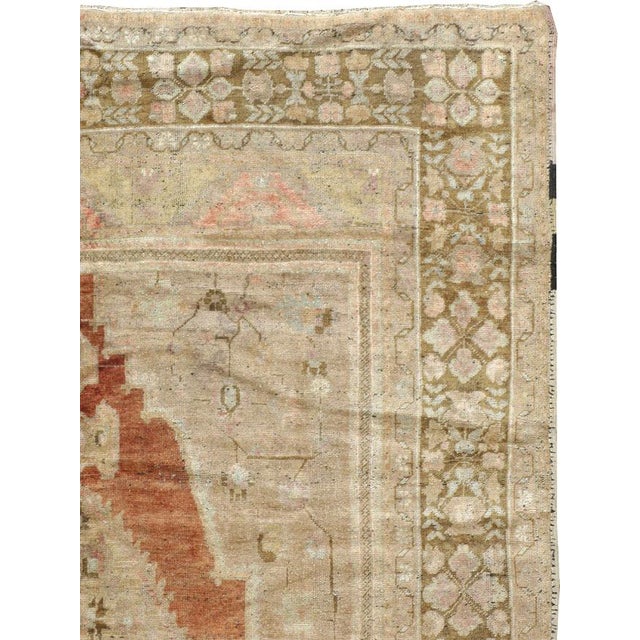 Galerie Shabab Collection Mid-20th Century Turkish Oushak Rug For Sale - Image 4 of 10
