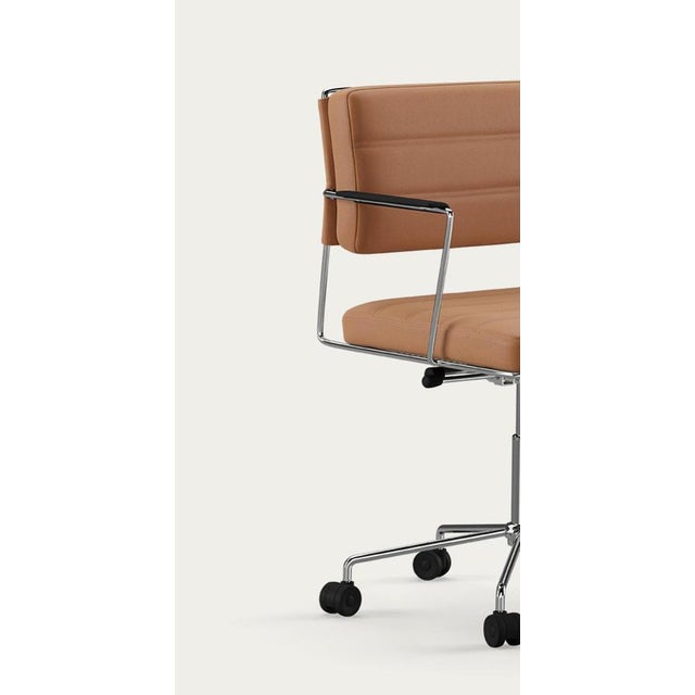 Textile Henrik Tengler Time Chair Frame: Chrome, Upholstery: Silt for One Collection For Sale - Image 7 of 13