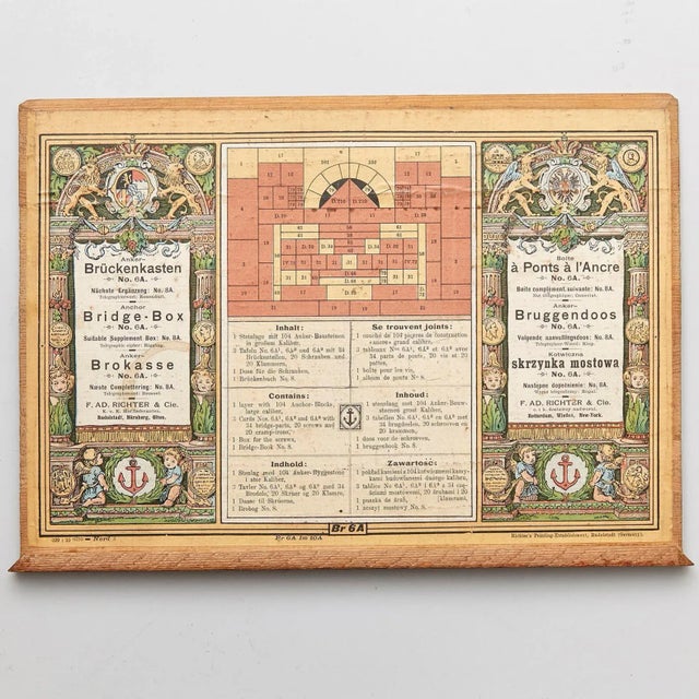 Series 6A Anchor Stone Blocks Building Toy by Richters Germany, 1900 For Sale - Image 15 of 16