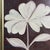 Original Framed Flower Painting, Brown Botanical Wall Art, Oil on Canvas in Gold Frame, 14x14 Minimalist Boho Home Decor For Sale - Image 4 of 4