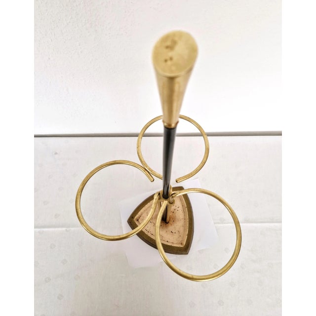 1960s Mid-Century Modern Brass Umbrella Stand For Sale - Image 6 of 12