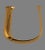 1980s Late 20th Century Decorative Wall Ornament Gucci Letters Made in Golden Brass From Retail Store For Sale - Image 5 of 10
