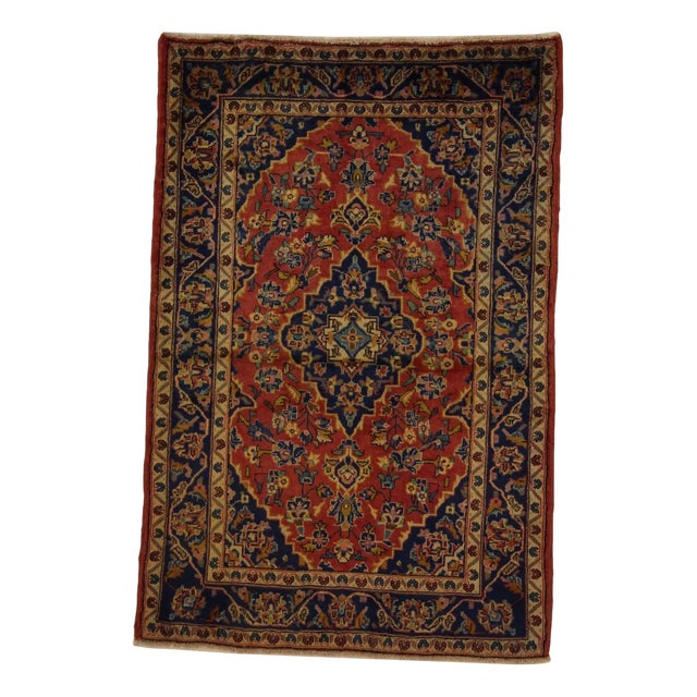 Middle Eastern Rug in Wool For Sale