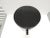 Mid-Century Modern Vintage Black Painted Black Metal Round Milking Stool For Sale - Image 3 of 4