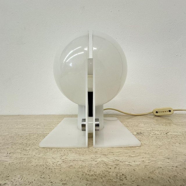 Vintage Sirio Table Lamp by Sergio Brazzoli for Harvey Guzzini, 1970s For Sale - Image 12 of 15