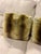 Taupe Reversible Faux Fur Embroidered Accent Pillows, Pair For Sale - Image 8 of 12