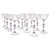 Cyclamen Murano Wine Glass from Cenedese, 1950s, Set of 12 For Sale