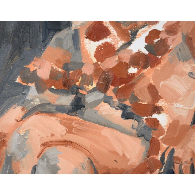 American Seated Nude Woman Bay Area Figurative School Abstract Expressionist by Heather Speck For Sale - Image 3 of 7