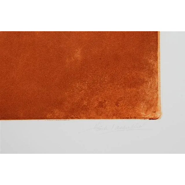 Artist: Hank Laventhol, American (1927 - 2001) Title: Hour Glass Year: circa 1980 Medium: Aquatint Etching, signed and...