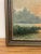 Circa 1930s Vintage Framed Original Painting of a Sunset Over a Lake For Sale - Image 4 of 8