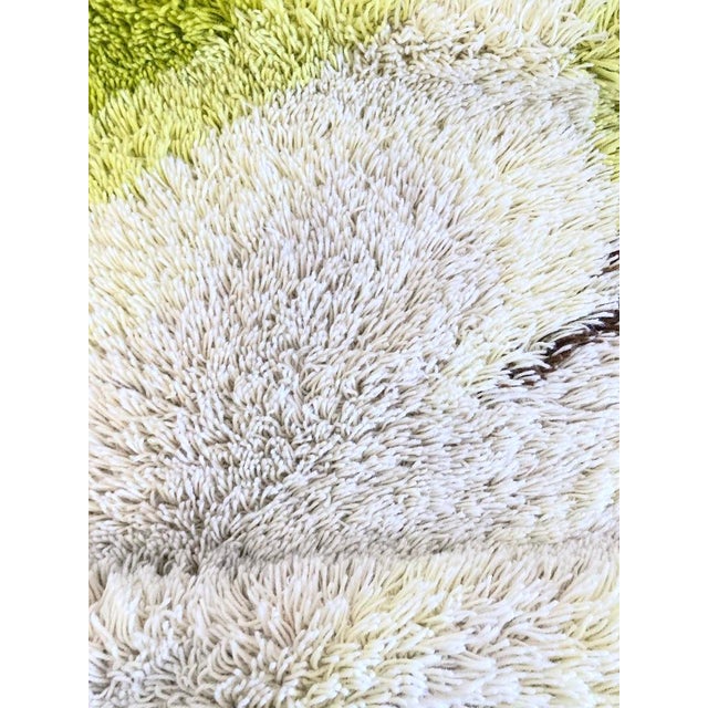 Green Vintage High-Pile Rug by Desso, 1970s For Sale - Image 8 of 15