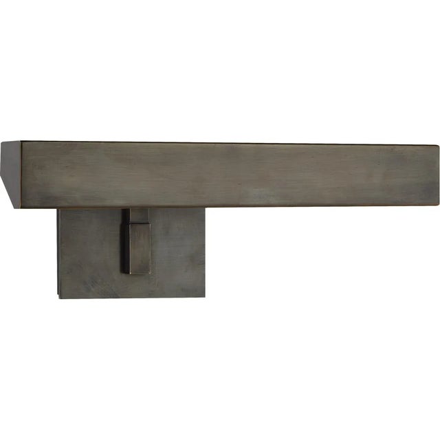 Modern J. Randall Powers for Visual Comfort Signature McClain 12" Hardwired Picture Light in Bronze For Sale - Image 3 of 4