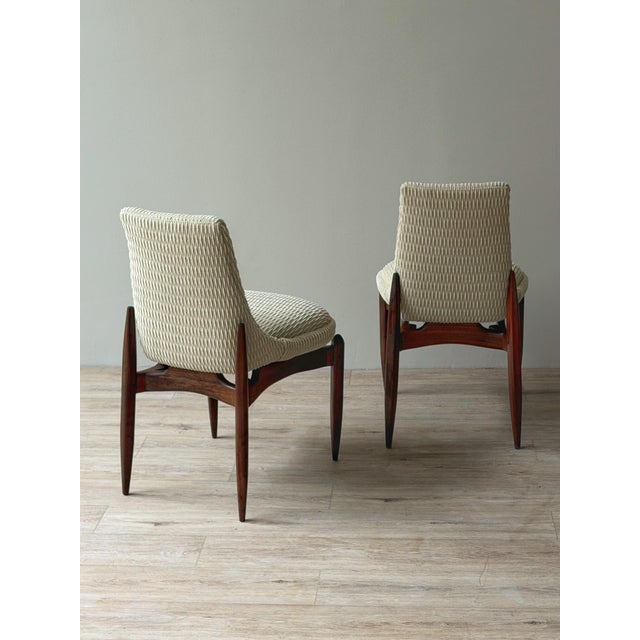 Italian Mid-Century Dining Chairs - A Set of 4 For Sale - Image 10 of 12