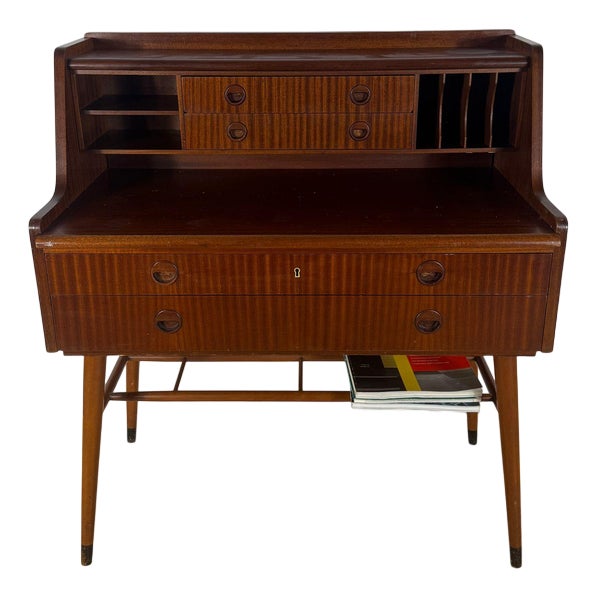 Vintage Scandinavian Secretaire from AB Bröderna Gustafssons For Sale