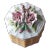 Mid-20th Century Italian Ceramic Flower Topped Box by Bellini For Sale