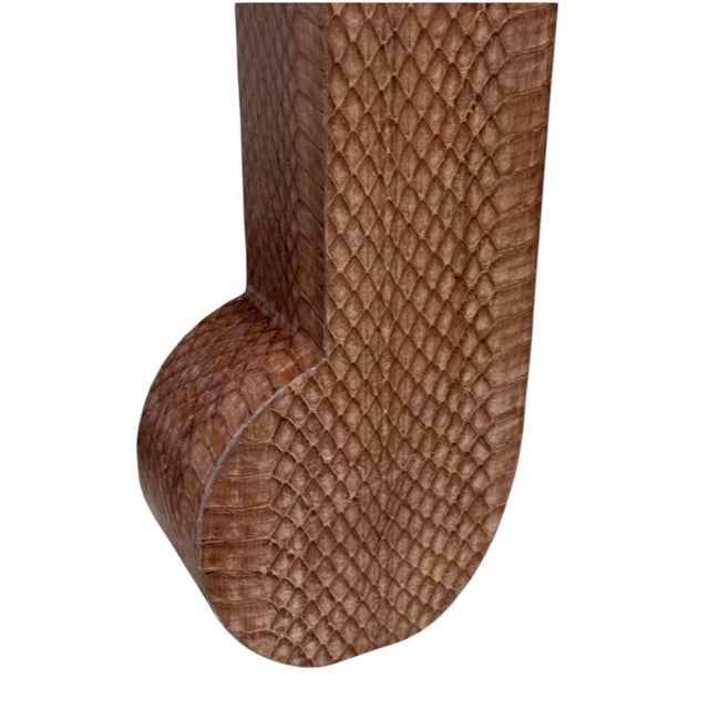 Wood Ming Leg Toffee Coffee Table For Sale - Image 7 of 8