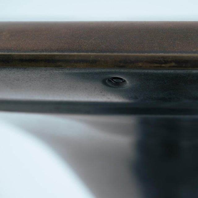 Black Dutch Art Nouveau Occasional Table with Floral Relief Decoration, 1920s For Sale - Image 8 of 16
