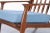 Sky Blue Danish Modern Walnut Lounge Chairs After Ib Kofod Larsen For Sale - Image 8 of 12