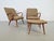 Mid-Century Armchairs and Ottoman in Teak, 1960s, Set of 3 For Sale - Image 9 of 15