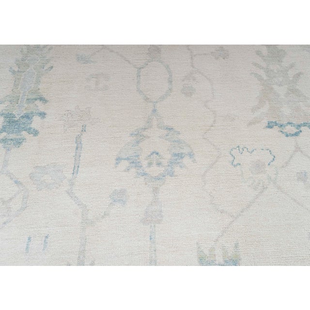 Turkish Oushak Rug 9'3" x 13'3" #20420 For Sale - Image 4 of 8
