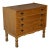Oak Dresser With 4 Drawers Danish Mid-Century Modern 1960s For Sale