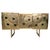 Brass and Black Glass Sideboard with Murano Jewels from Justfurnituress SRL For Sale - Image 15 of 15