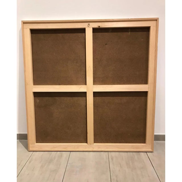 Jean Krillé, Landscape as Far as the Eye Can See, No. 6, Oil on Wood For Sale - Image 6 of 7