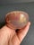 Murano Vintage Art Glass Bowl Iridescent Crackle Red Gold Barovier Style Votive Holder For Sale - Image 4 of 10