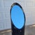 Mid-Century Modern 1980s Postmodern Lipstick Mirror, Black Fiberglass Freestanding Floor Mirror, Manner of Roger Lecal For Sale - Image 3 of 11