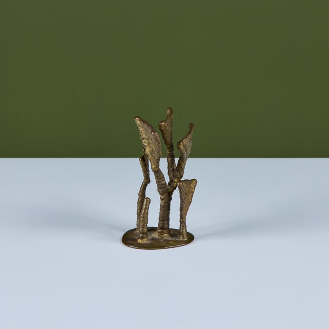 1990s Klaus Ihlenfeld Abstract Brass Sculpture For Sale - Image 5 of 14