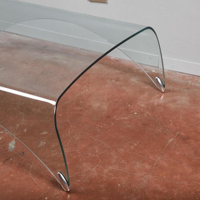 Glass Coffee Table by Ghini for Fiam Italia For Sale - Image 6 of 9