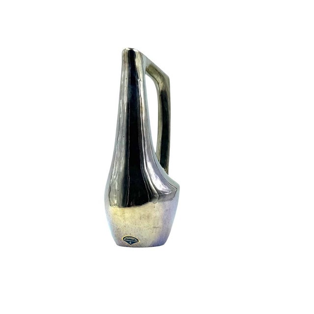 Modern Iridescent Stoneware Vase by A. Cytère, Rambervillers, France, 1960s For Sale - Image 4 of 18