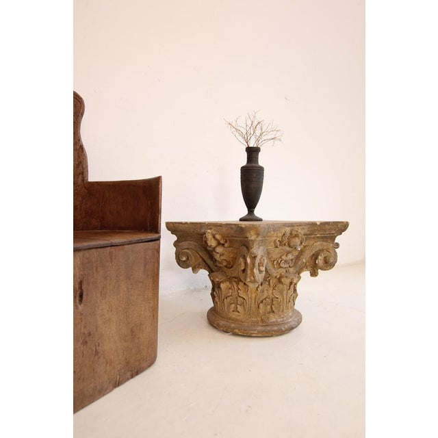 Corinthian Style Capital Coffee Table, 1890s For Sale - Image 4 of 18