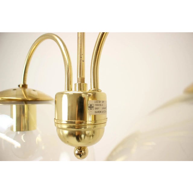 1970s Mid-Century Chandelier from Kamenicky Senov, 1970s For Sale - Image 5 of 10