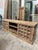 Wood Vintage Hand-Carved Solid Wood Sideboard | Rustic Buffet Credenza Tv Console For Sale - Image 7 of 8