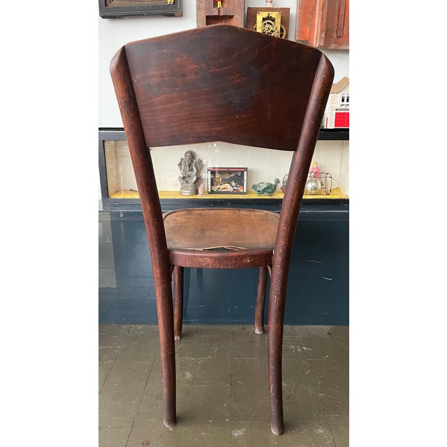 Late 19th Century Antique Bentwood Cafe Chair Thonet P8 For Sale - Image 5 of 8