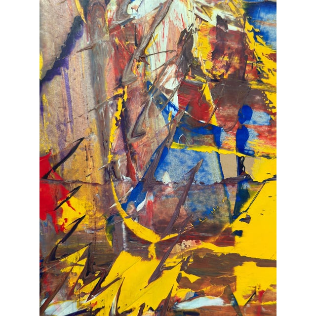 Daniel Raphaël, Komposition, 1950s, Oil on Panel, Framed For Sale - Image 15 of 17