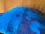 Electric Blue Vintage Turkish Rug Pillow 18x18 For Sale In Los Angeles - Image 6 of 13