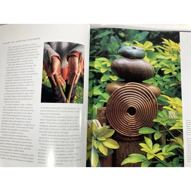 Late 20th Century Gardens for the Soul Hardcover Table Book Pamela Woods Feng Shui Gardens For Sale - Image 10 of 13