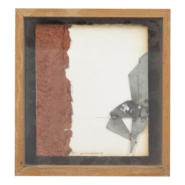 David De Almeida, Composition, 1989, Mixed Media on Paper For Sale