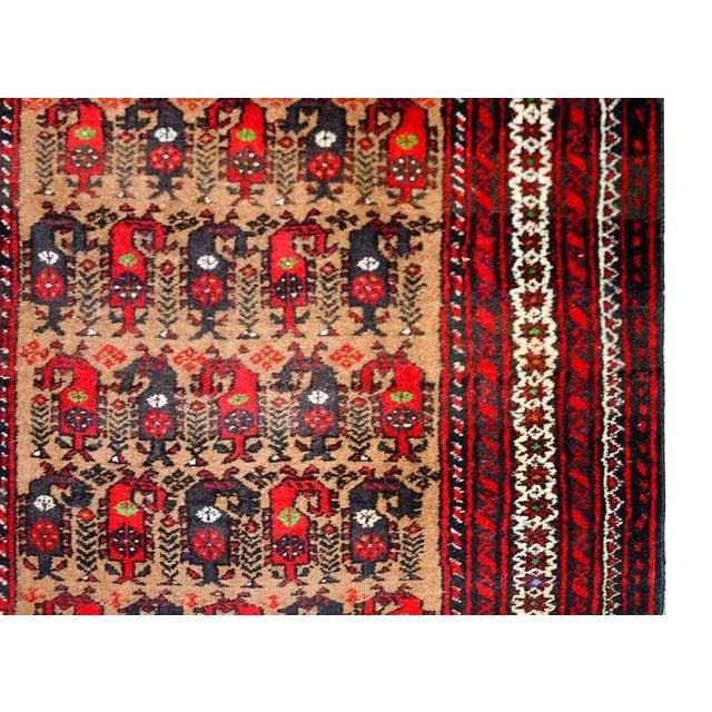 Vintage Afghani Baluch Prayer Rug For Sale - Image 4 of 12