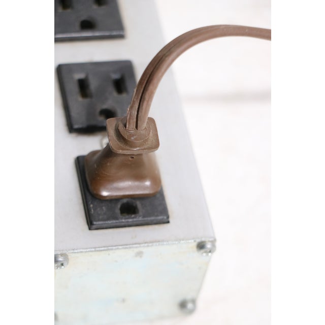 1950's Mid Century Table Lamp With Original Three Tier Fiberglass Shade For Sale - Image 15 of 15