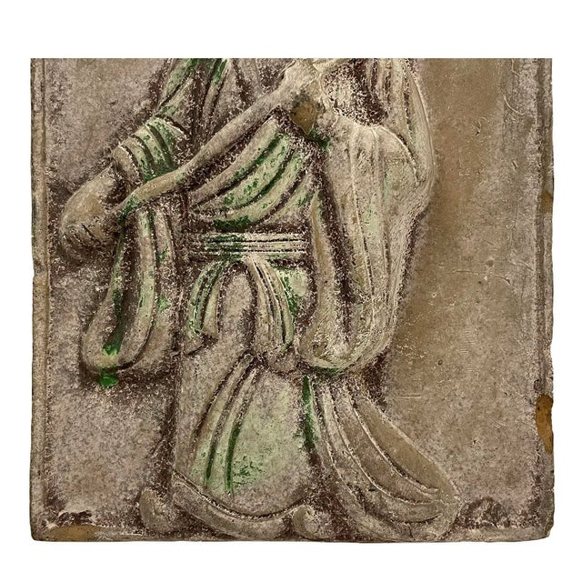 Chinese Antique Reproduction Chinese Tang Dynasty Clay Mural For Sale - Image 3 of 7
